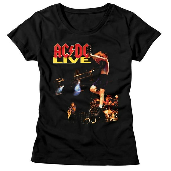 AC/DC Live Black Junior Women's T-Shirt