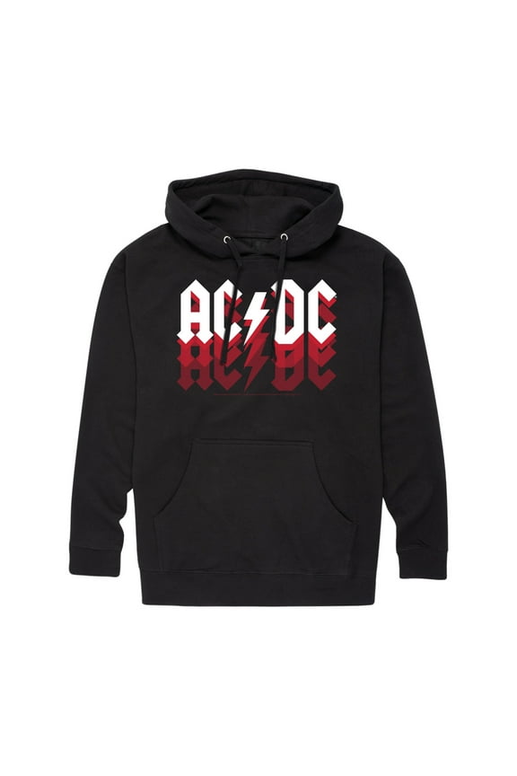 AC/DC - Logo Fade - Men's Fleece Pullover Hoodie