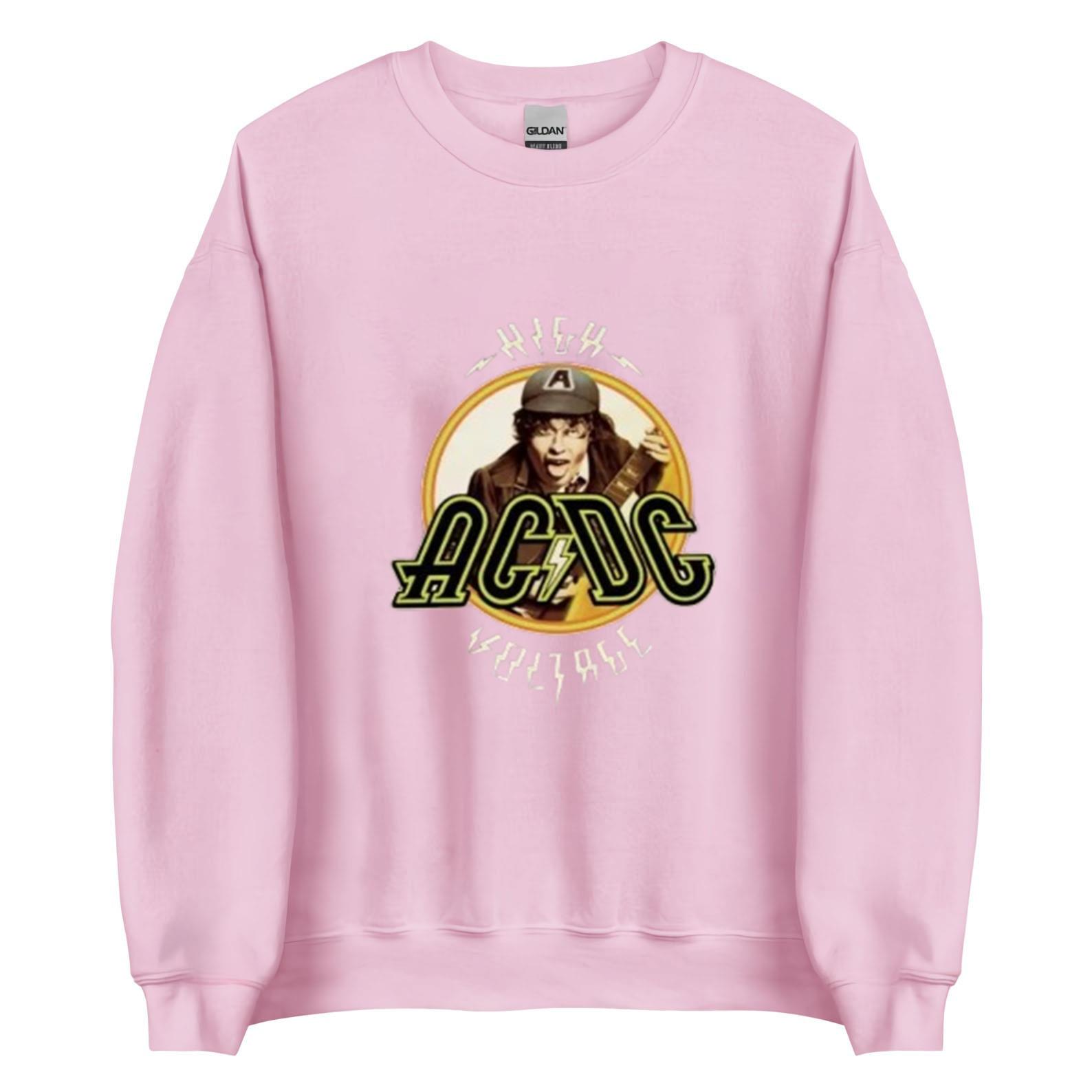 AC DC Logo High Voltage Album Angus Young Men's T-Shirt - Walmart.com