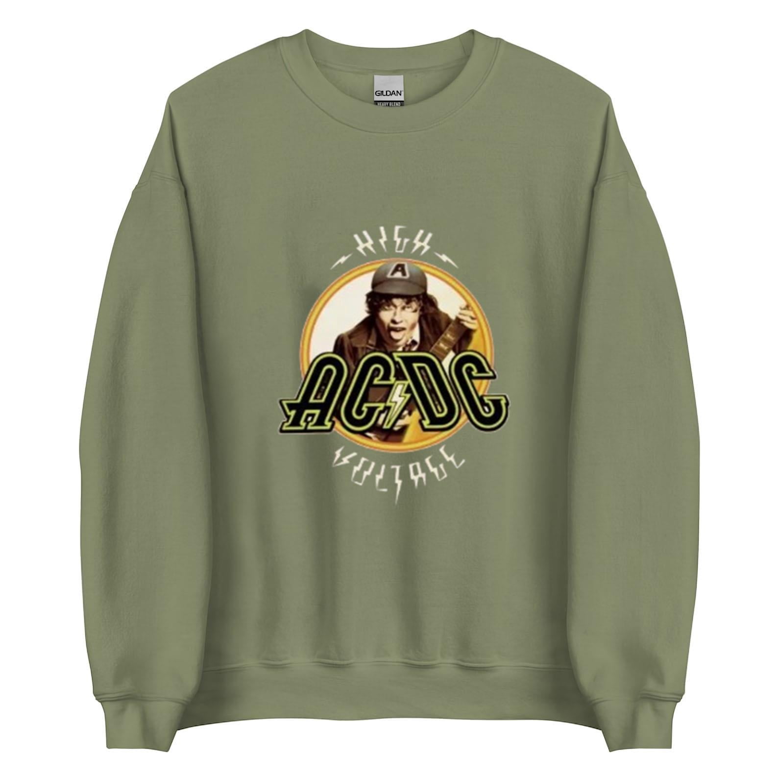 AC DC Logo High Voltage Album Angus Young Men's T-Shirt - Walmart.com