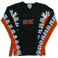 thumbnail image 1 of AC/DC - Logo Juniors Tie Dye Long Sleeve T-Shirt, 1 of 1