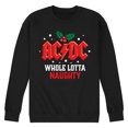 thumbnail image 1 of AC/DC - Logo Lotta Naughty - Men's Crew Fleece Sweatshirt, 1 of 5