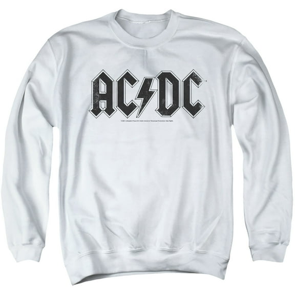 AC/DC Logo Raglan Unisex Adult Pull-Over Sweatshirt