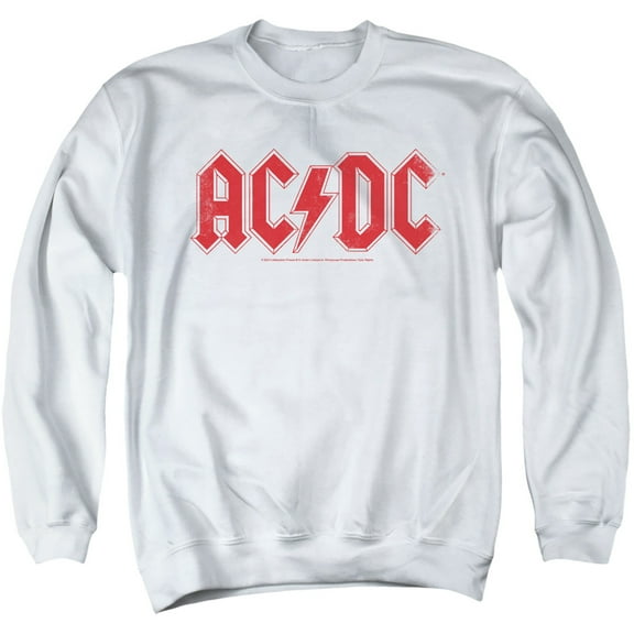 AC/DC Logo Raglan Unisex Adult Pull-Over Sweatshirt