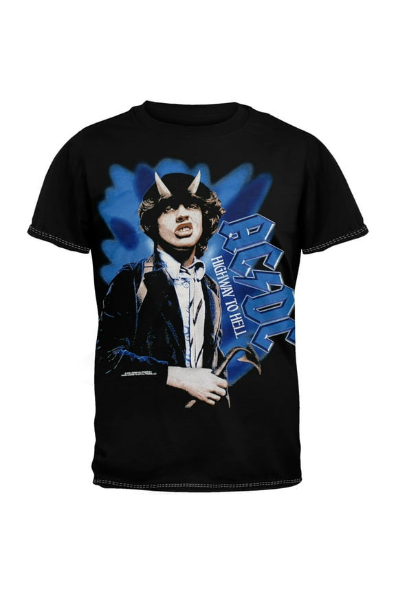 AC/DC Men's Angus All-Over Short Sleeve T Shirt