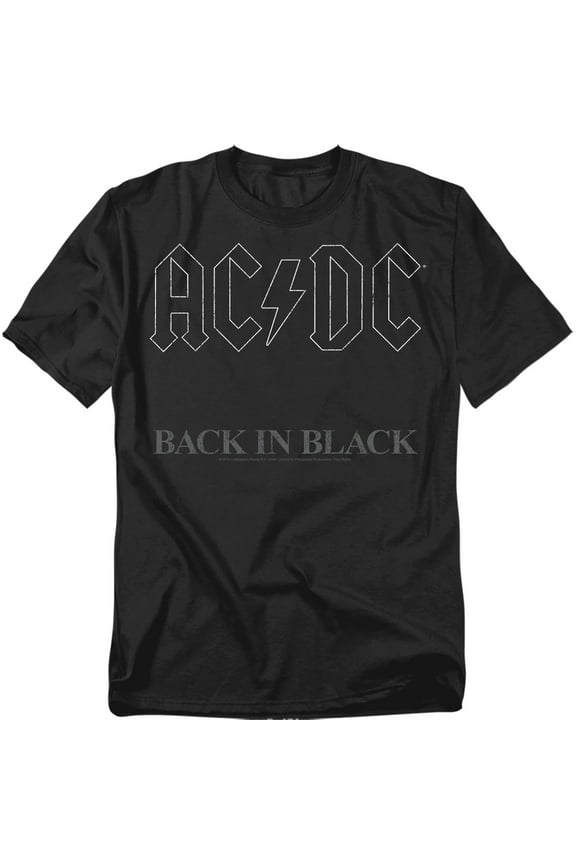 AC/DC Men's Back In Black T-shirt Black