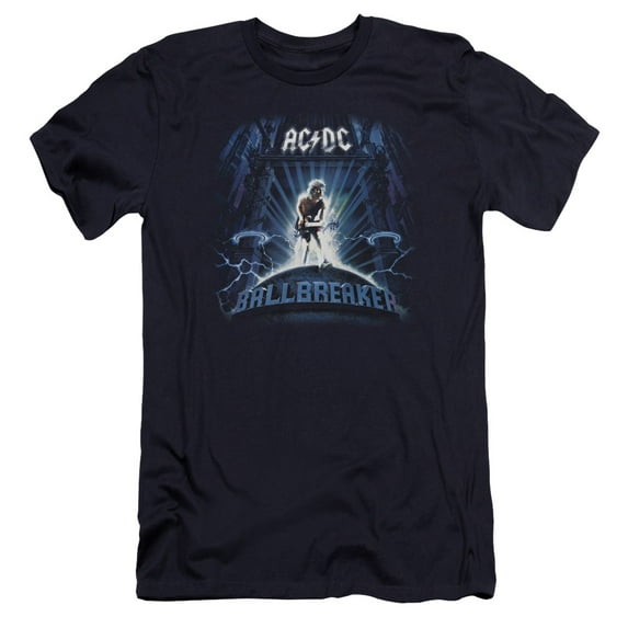 AC/DC Men's Ballbreaker (Canvase Brand) Slim Fit T-shirt Blue