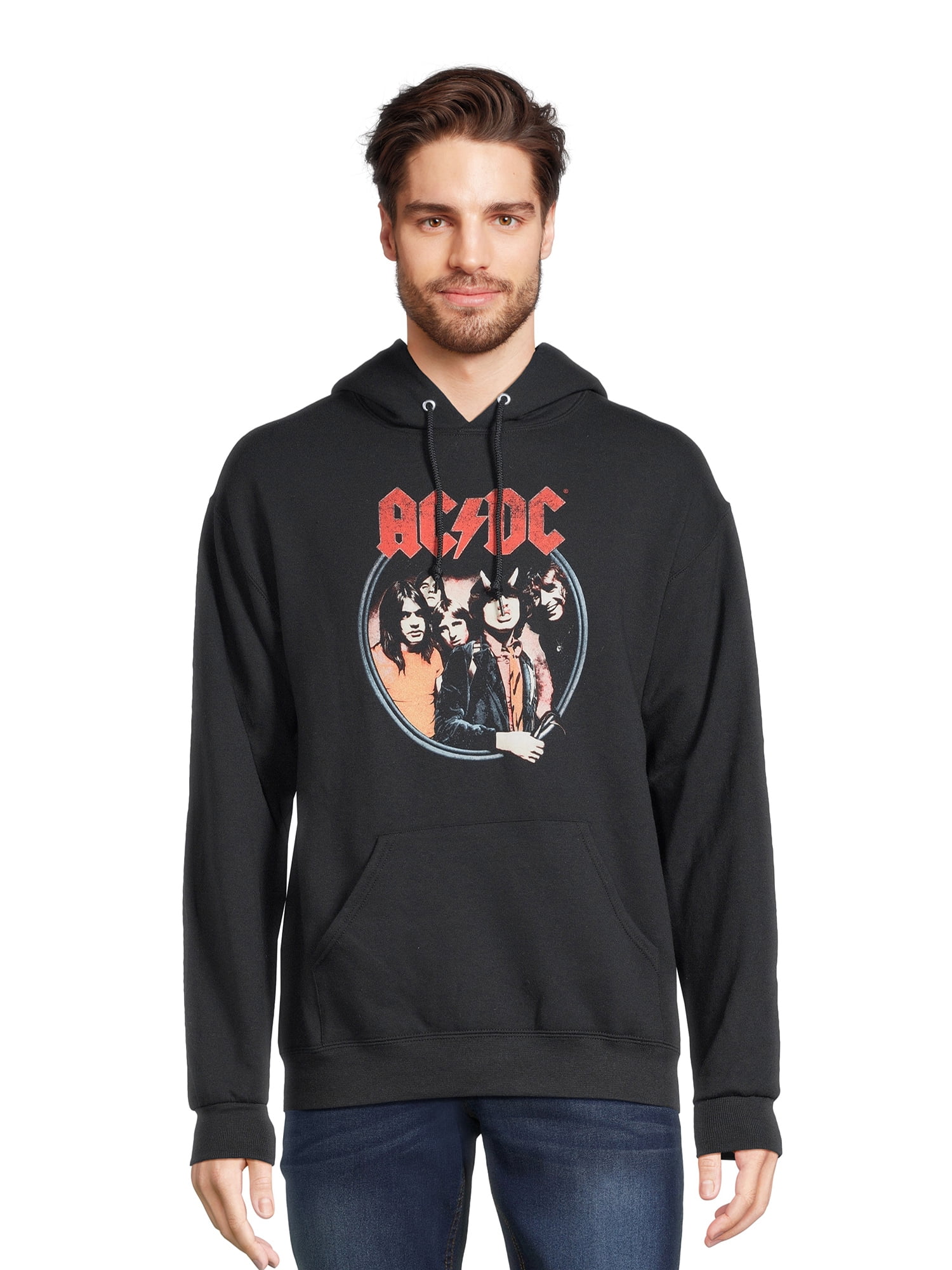 AC/DC Men's & Big Men's Graphic Hoodie Sweatshirt, Sizes S - 3XL ...