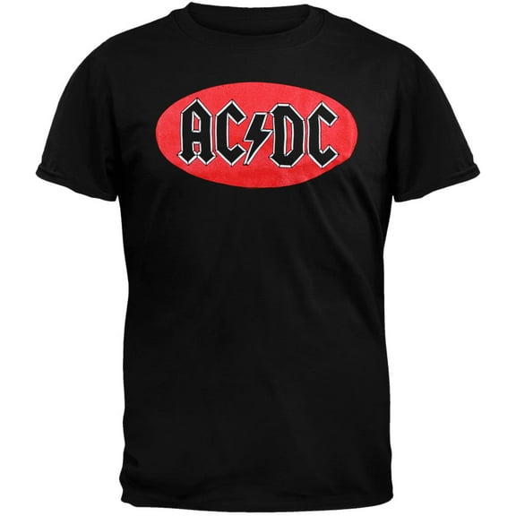 AC/DC Men's Classic Oval Short Sleeve T Shirt