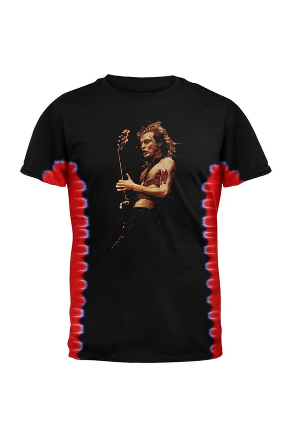 AC/DC Men's Donington Tie Dye Short Sleeve T Shirt