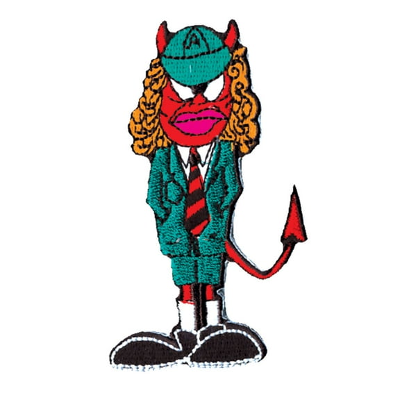 AC/DC Men's Embroidered Patch Blue