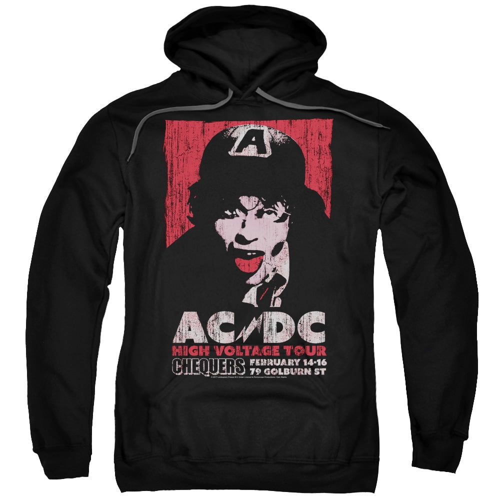 AC/DC Men's High Voltage Live 1975 Hooded Sweatshirt Black - Walmart.com