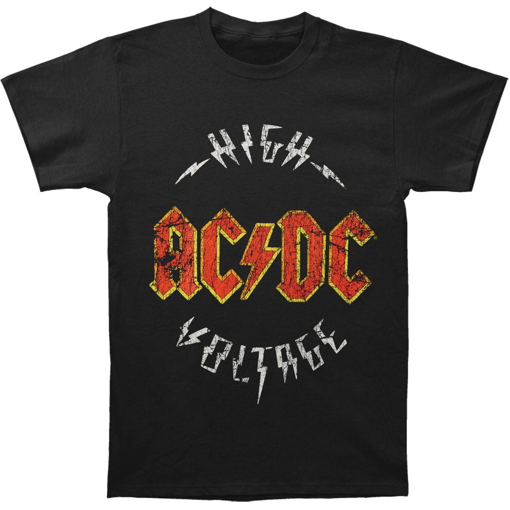AC/DC Men's High Voltage T-shirt XX-Large Black - Walmart.com