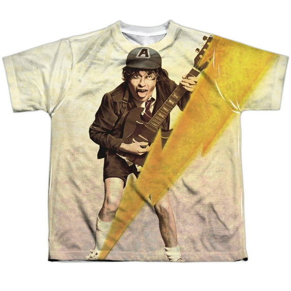 AC/DC Men's Higher Voltage Sublimation T-shirt White