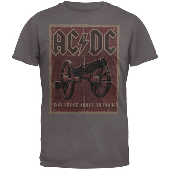AC/DC Men's Iron Plate Short Sleeve T Shirt