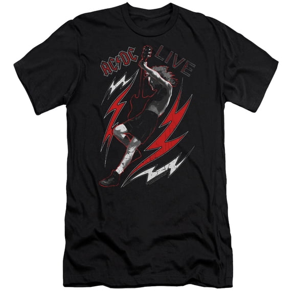 AC/DC Men's Live Slim Fit T-shirt X-Large Black