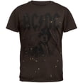 thumbnail image 1 of AC/DC Men's Logo Bleach Splatter Short Sleeve T Shirt, 1 of 2