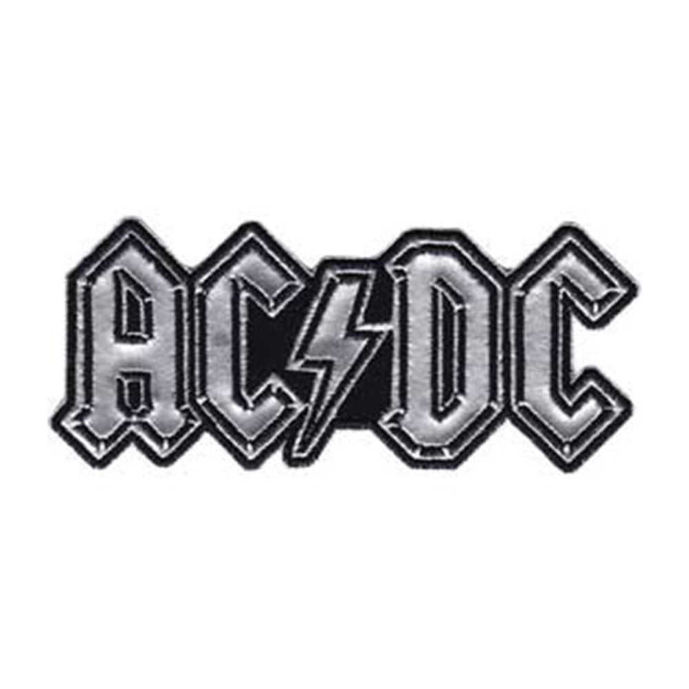 AC/DC Men's Logo Embroidered Patch Grey - Walmart.com
