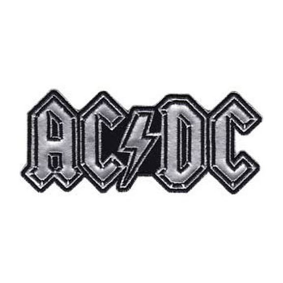 AC/DC Men's Logo Embroidered Patch Grey