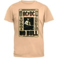 thumbnail image 1 of AC/DC Men's No Bull Tan Short Sleeve T Shirt, 1 of 1