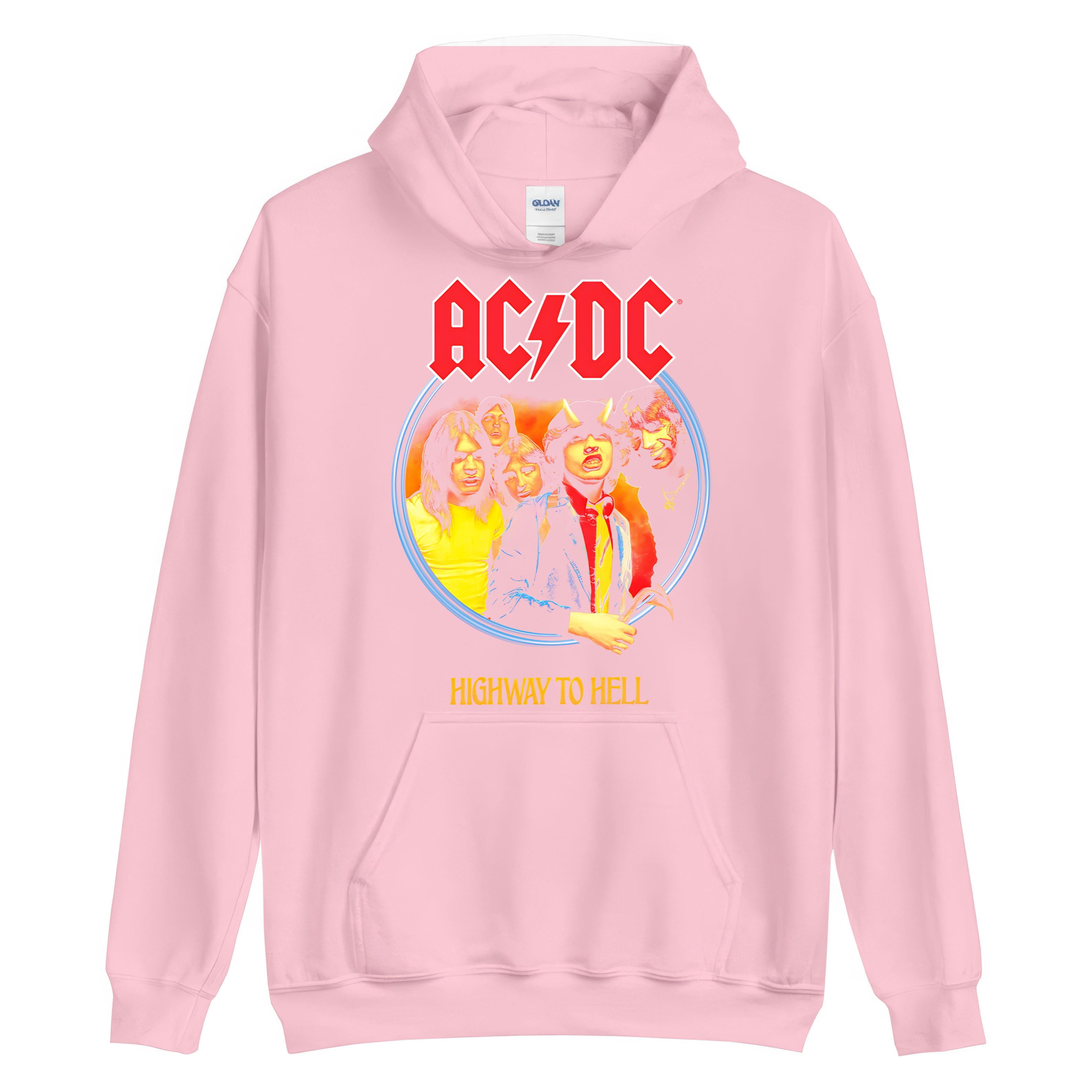 AC-DC Men's Officially Licensed Highway To Hell Heavy Metal Rock Tee T ...