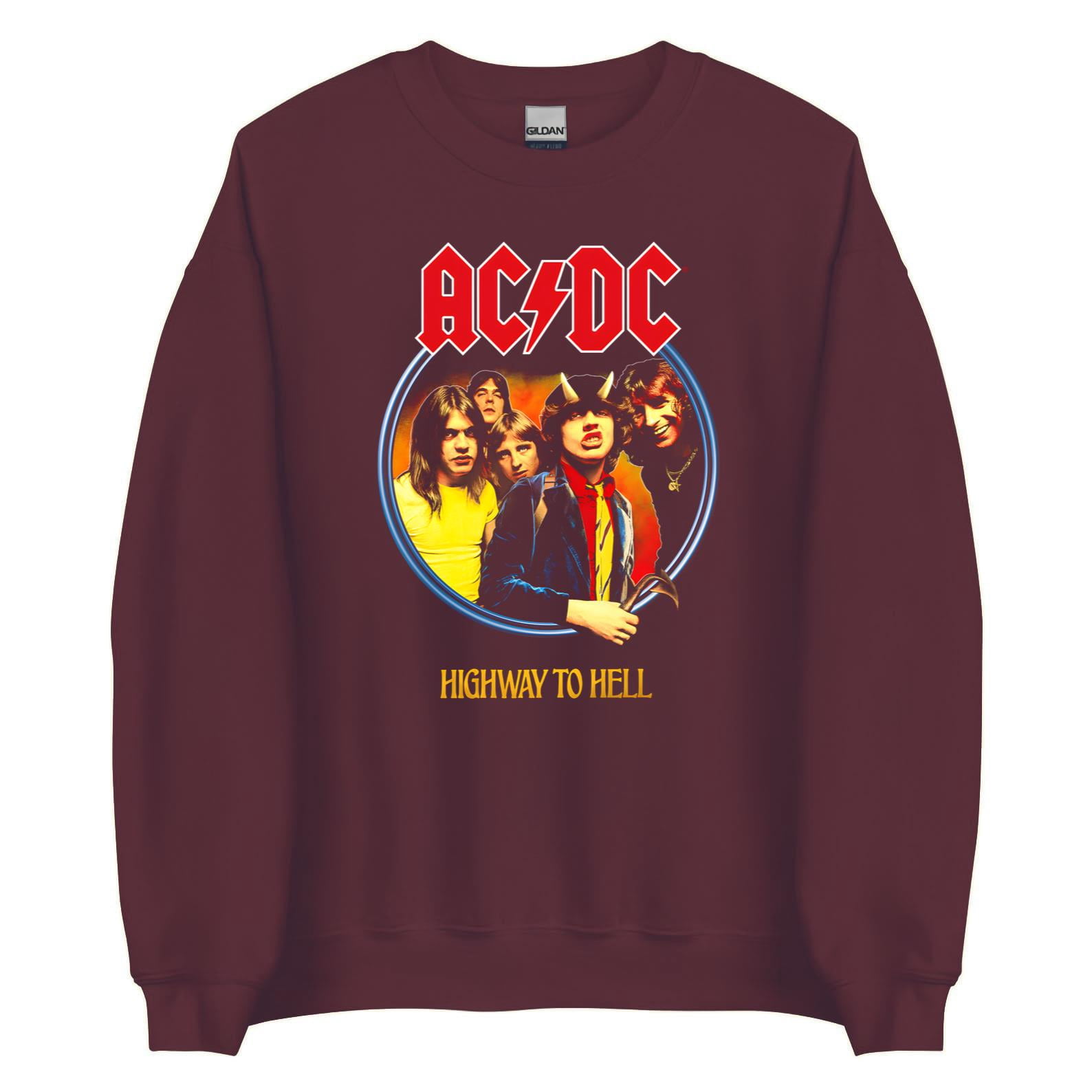 AC-DC Men's Officially Licensed Highway To Hell Heavy Metal Rock Tee T ...
