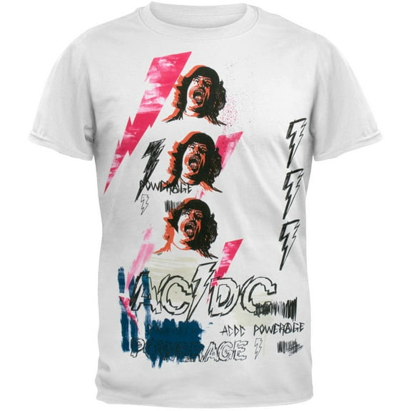 AC/DC Men's Power Rage Short Sleeve T Shirt