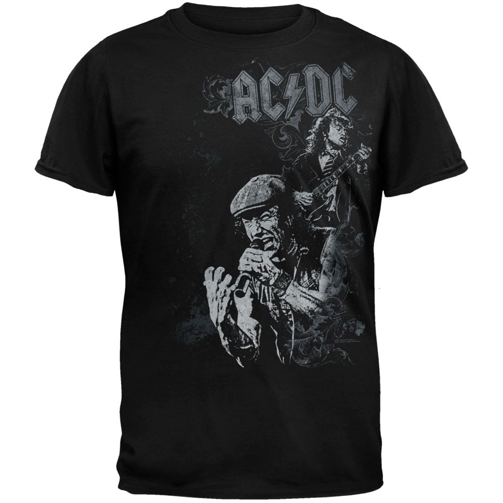 AC/DC Men's Shoot To Thrill Black Short Sleeve Short Sleeve T Shirt ...