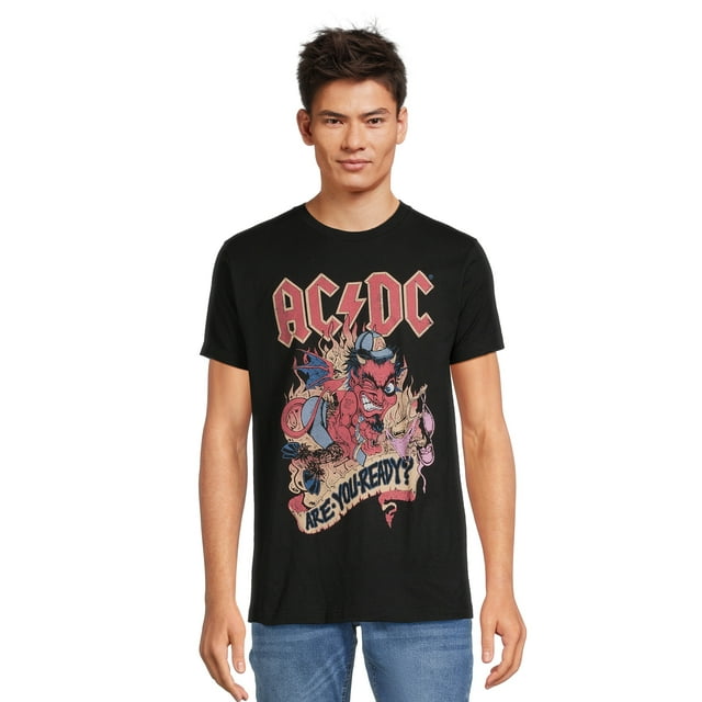 AC/DC Men's and Big Men's Graphic Tee Shirt, Sizes S-3XL - Walmart.com