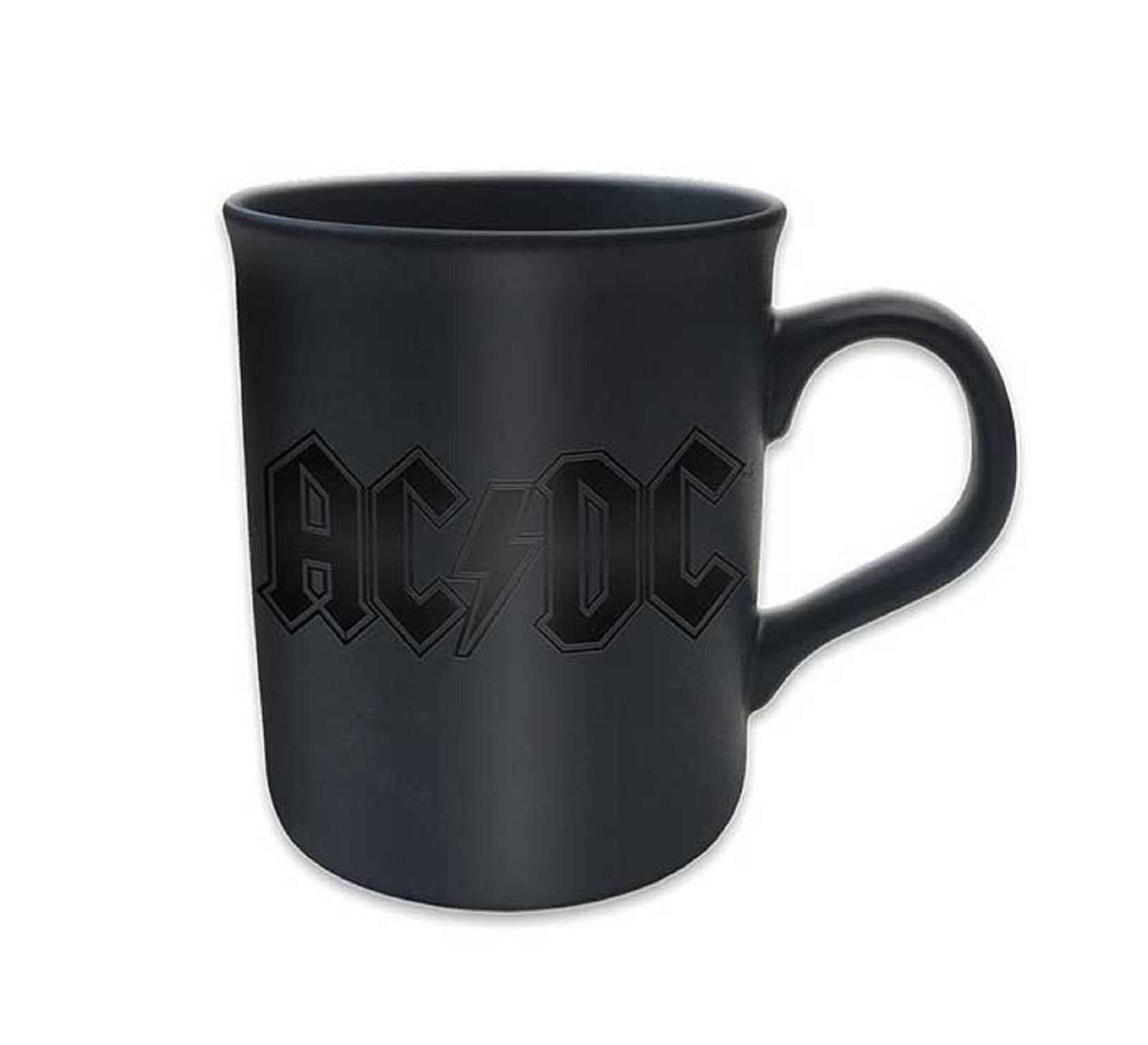 AC/DC Mug Classic band Logo new Official matt black boxed - Walmart.com