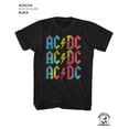 thumbnail image 1 of AC/DC Multicolor Black Adult T-Shirt, 1 of 3