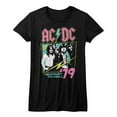 thumbnail image 1 of AC/DC Neon Highway Black Junior Women's T-Shirt, 1 of 2