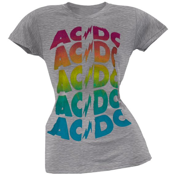 AC/DC - Neon Repeat Juniors T-Shirt