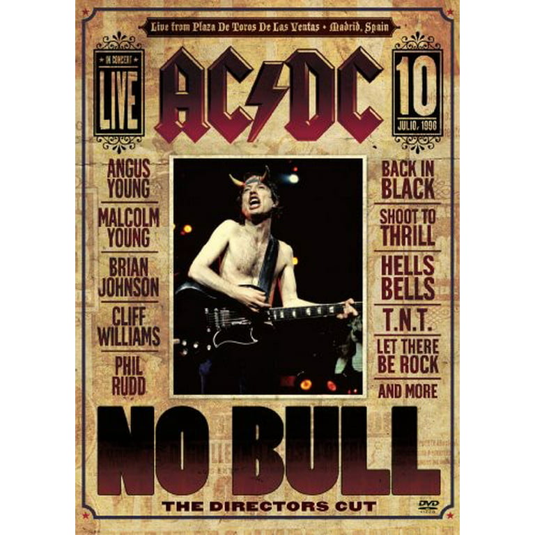Formand Wreck erklære AC/DC: No Bull: The Director's Cut (DVD) - Walmart.com