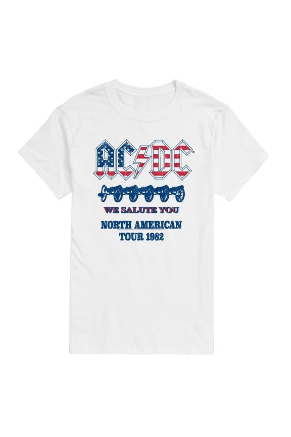 AC/DC - North American Tour 1982 - Men's Short Sleeve Graphic T-Shirt