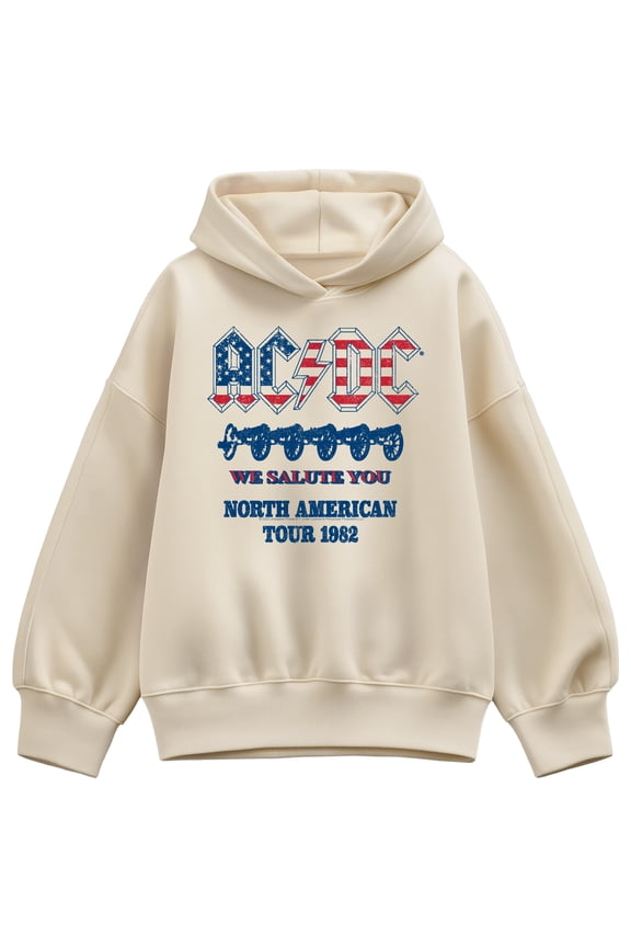 - North American Tour 1982 - Women's Oversized Fleece Hoodie Sweatshirt
