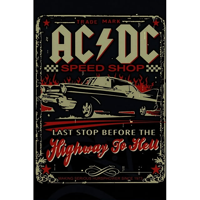 AC/DC Poster 24x36 - Rock Legends, High Voltage, Classic Rock, Music ...