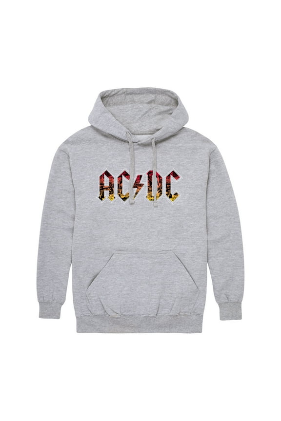 AC/DC - Poster Texture - Men's Fleece Pullover Hoodie