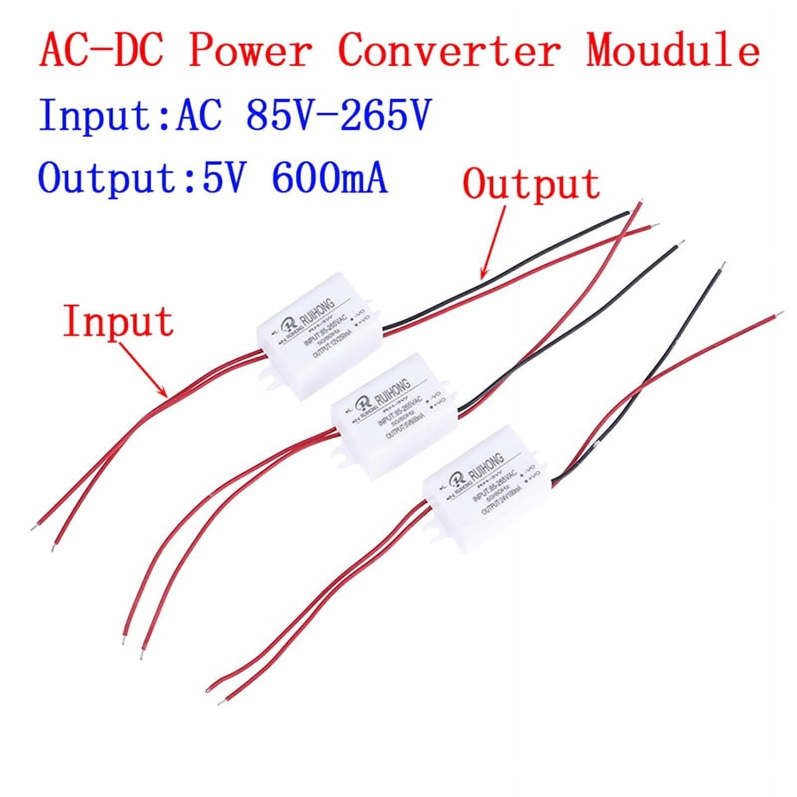 AC-DC Power Supply Module AC 0.3A 3W 220V to DC 5V 12V 24V Mini ...