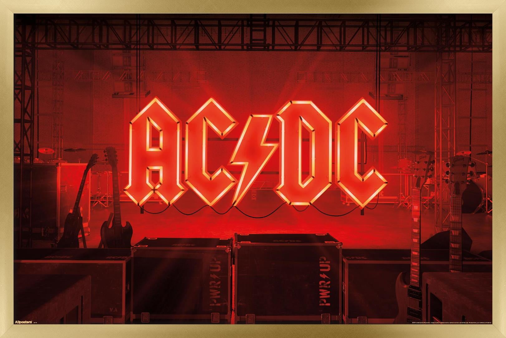 AC/DC - Power Up Neon Logo Wall Poster, 14.725