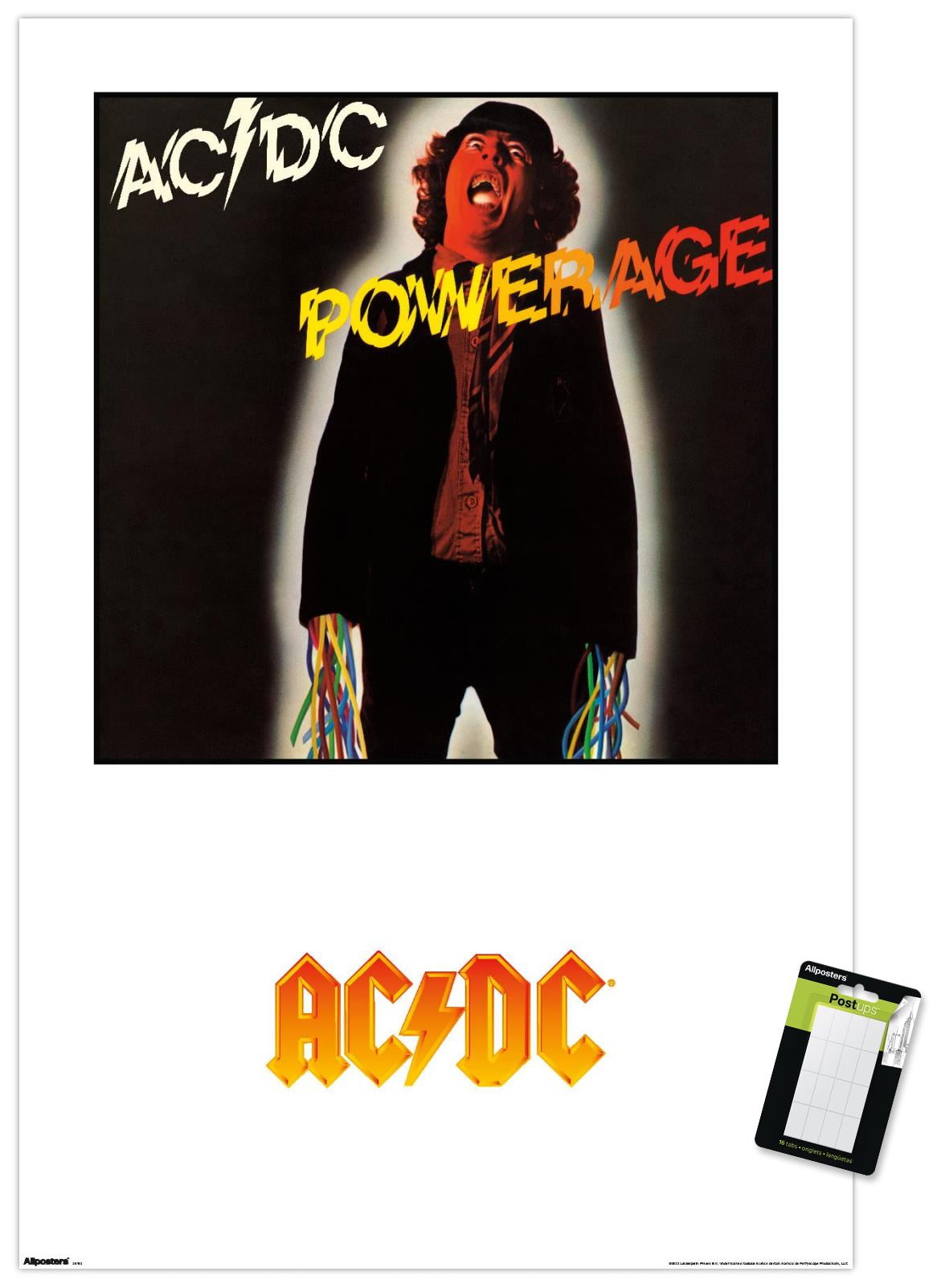 AC/DC - Powerage Album Series Wall Poster, 22.375