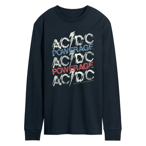 AC/DC - Powerage - Men's Long Sleeve Graphic T-Shirt
