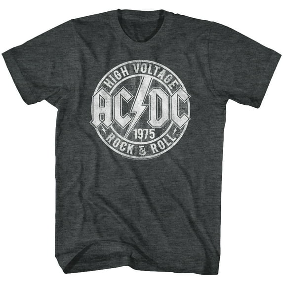 AC/DC R And R Black Heather Adult T-Shirt