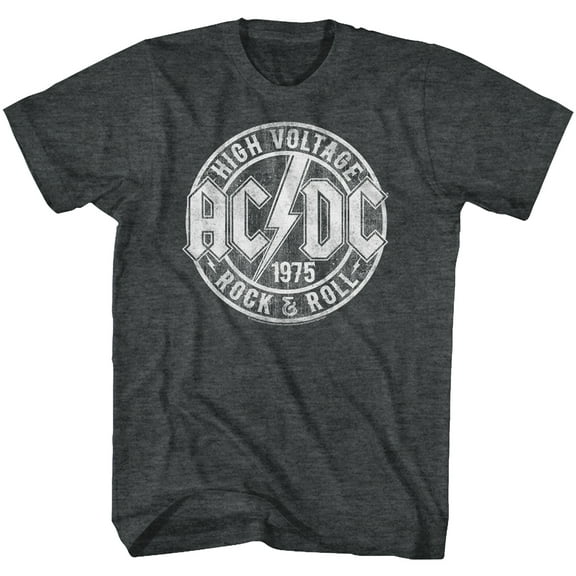 AC/DC R And R Black Heather Adult T-Shirt