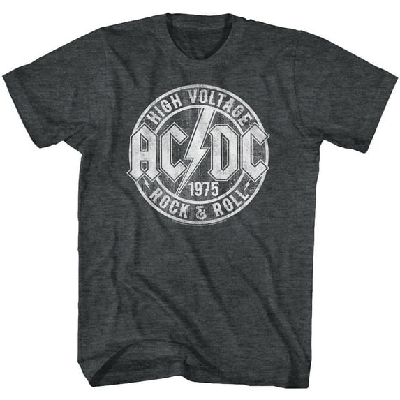 AC/DC R&R Black Heather Adult T-Shirt 3Xlt