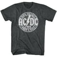 thumbnail image 1 of AC/DC R&R Black Heather Adult T-Shirt Xlt, 1 of 2
