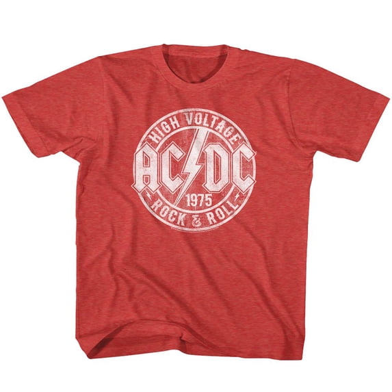 AC/DC R&R Red Heather Toddler T-Shirt