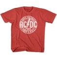 thumbnail image 1 of AC/DC R&R Red Heather Youth T-Shirt, 1 of 2