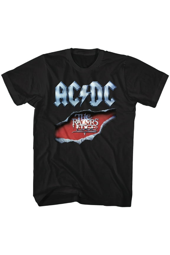 AC/DC Razor's Edge Black Adult T-Shirt
