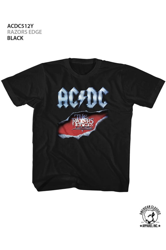 AC/DC Razor's Edge Black Children's T-Shirt